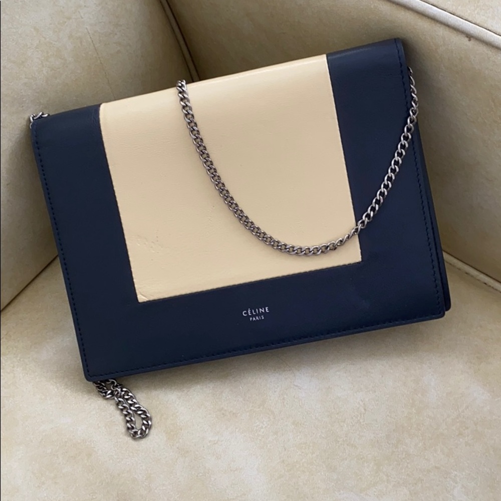 Celine Frame clutch/chained purse